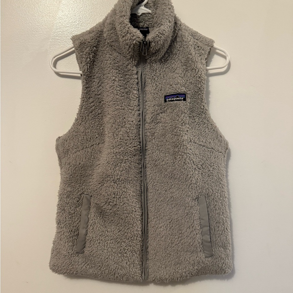 Patagonia Women’s Gray Los Gatos Fleece Vest Size S